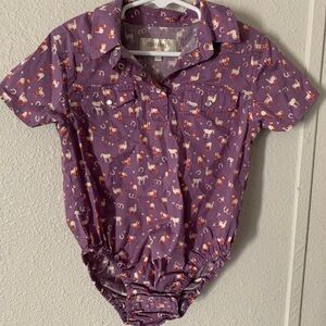 Shyanne girls Western Onsie